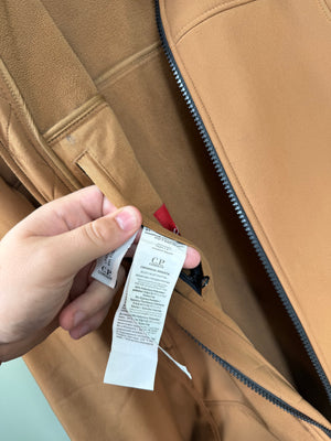 C.P. Company Brown Goggle Shell Jacket