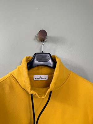 Stone Island Yellow Mock Neck Smock Jumper