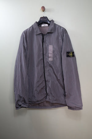 Stone Island Grey Nylon Metal Overshirt