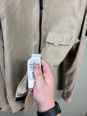 Stone Island Beige Moleskin Overshirt