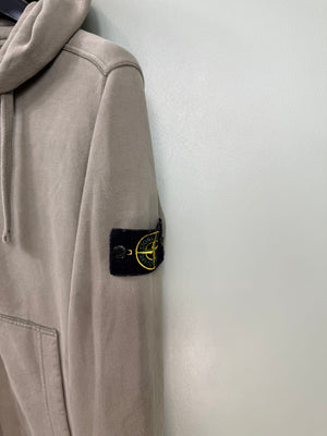 Stone Island Khaki Zipped Hoodie