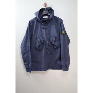 Stone Island Navy Multipocket Smock Overshirt