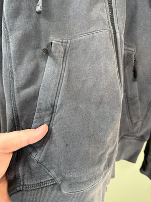 Stone Island Black Zipped Hoodie