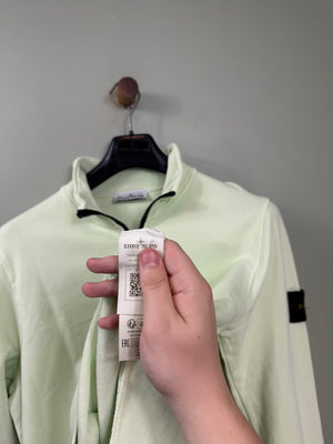 Stone Island Pastel Green 1/4 Zip Jumper