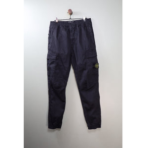 Stone Island Black RE-T Cargo Bottoms
