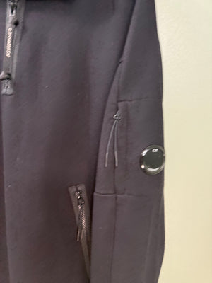 C.P. Company Black 1/4 Zip Jumper