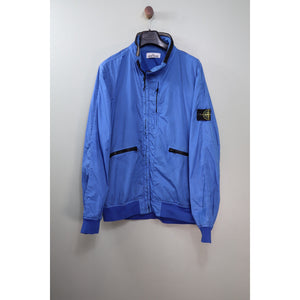 Stone Island Blue Crinkle Reps Jacket