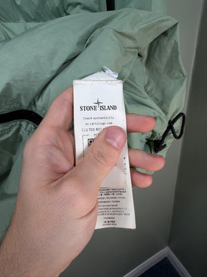 Stone Island Green Crinkle Reps Jacket