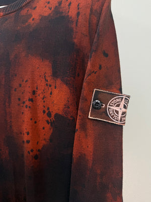 Stone Island Handpainted Tortoise Shell Camo Jumper