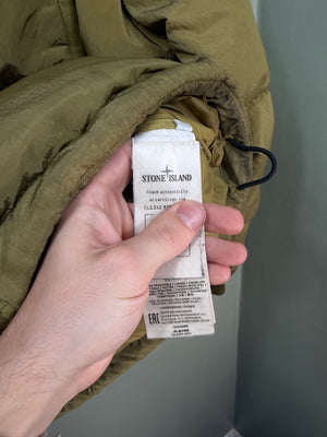 Stone Island Yellow Nylon Metal Down Jacket