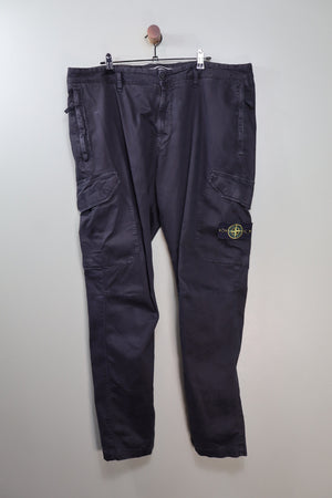 Stone Island Black RE-T Cargo Bottoms