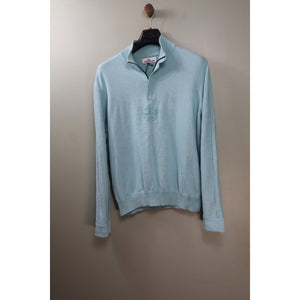 Stone Island Baby Blue 1/4 Zip Jumper
