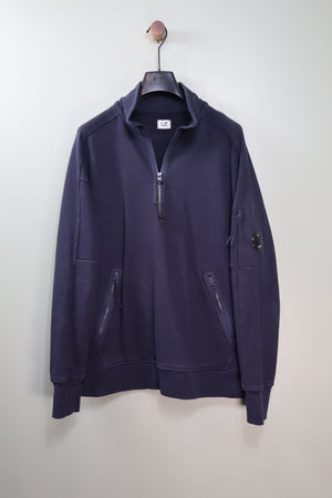 C.P. Company Navy 1/4 Zip Jumper