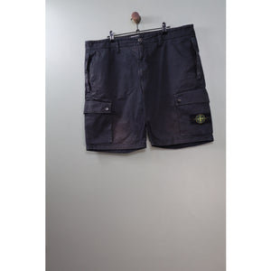 Stone Island Black SL Cargo Shorts