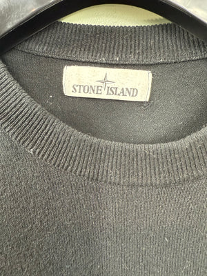 Stone Island Black Knit Jumper