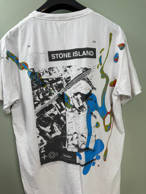 Stone Island White T-Shirt