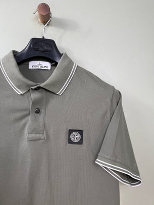 Stone Island Green Slim Fit Polo