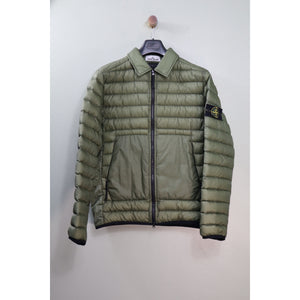 Stone Island Khaki Biobased Ripstop Down Jacket