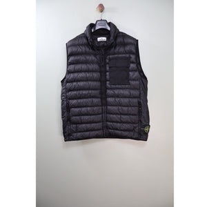 Stone Island Black Micro Yarn Down Gilet