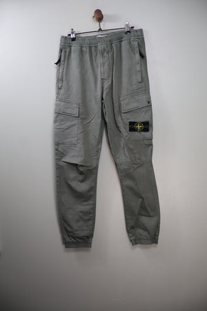 Stone Island Green RE-T Cargo Bottoms