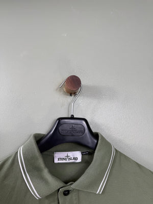 Stone Island Green Slim Fit Polo