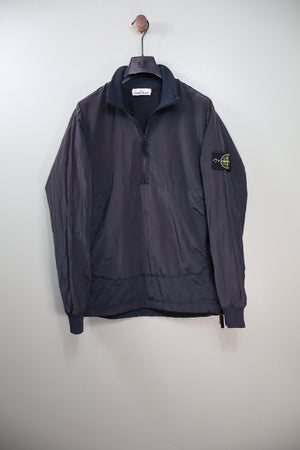 Stone Island Black Nylon Metal Smock