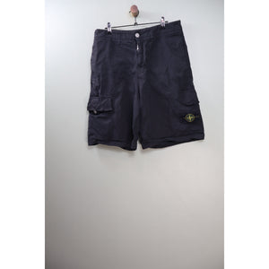 Stone Island Black LO-W Cargo Shorts