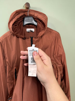 Stone Island Copper Crinkle Reps Parka Jacket