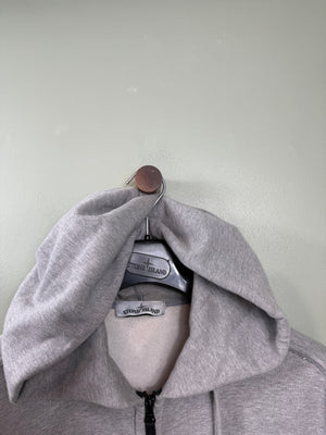 Stone Island Grey Zipped Hoodie