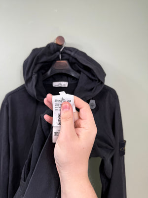 Stone Island Black Zipped Hoodie