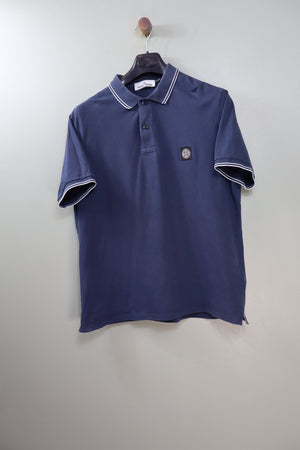 Stone Island Navy Slim Fit Polo