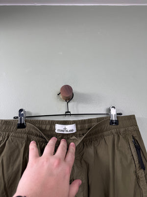 Stone Island Khaki RE-T Cargo Bottoms