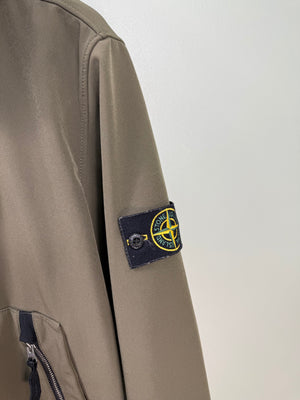 Stone Island Khaki Soft Shell Jacket