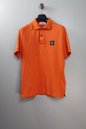 Stone Island Orange SL Polo Shirt