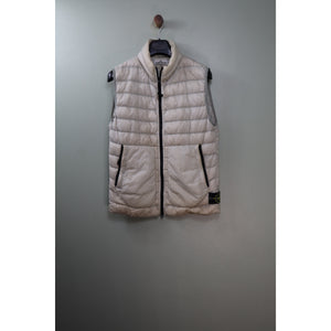 Stone Island Light Grey Micro Yarn Down Gilet