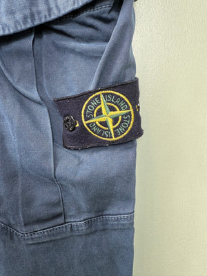 Stone Island Blue RE-T Cargo Bottoms
