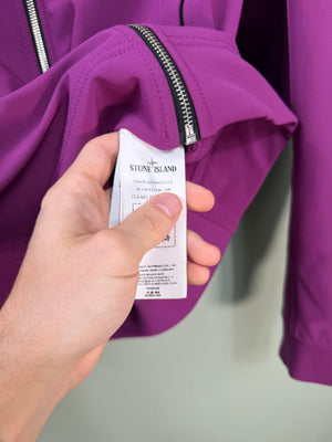 Stone Island Purple Soft Shell Jacket