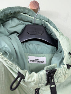 Stone Island Green Crinkle Reps Jacket