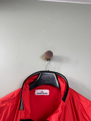 Stone Island Red Crinkle Reps Jacket