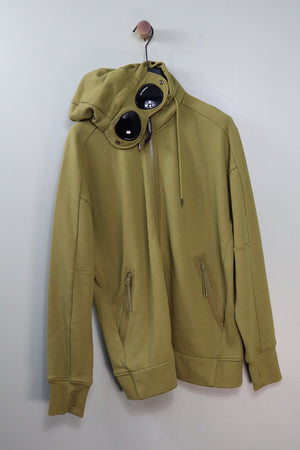 C.P. Company Green Goggle Hoodie