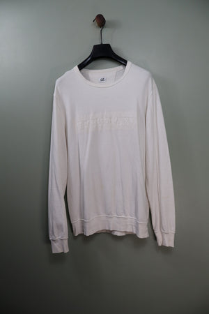 C.P. Company White Jumper
