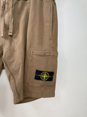 Stone Island Khaki Shorts