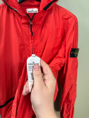 Stone Island Red Crinkle Reps Jacket