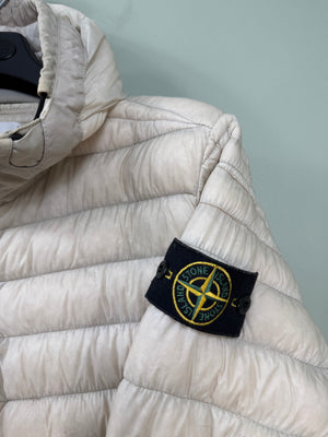 Stone Island Beige Micro Yarn Down Jacket