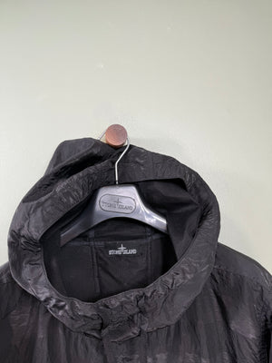 Stone Island Black Shadow Project Striped Nylon Metal Smock