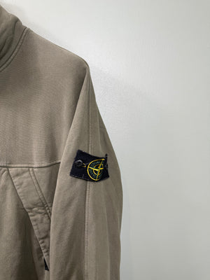 Stone Island Khaki Mock Neck Jumper