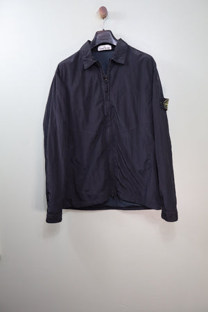Stone Island Black Nylon Metal Overshirt