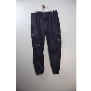 Stone Island Black RE-T Cargo Bottoms