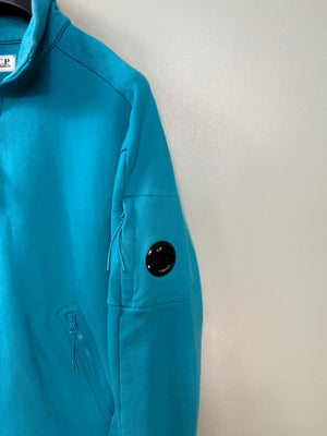 C.P. Company Aqua Blue 1/4 Zip Jumper