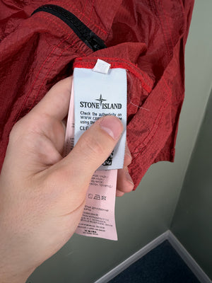 Stone Island Red Nylon Metal Overshirt